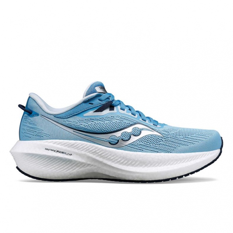 Saucony Triumph 21 Women\'s Running Shoes Blue | NEW ZEALAND JMPTE