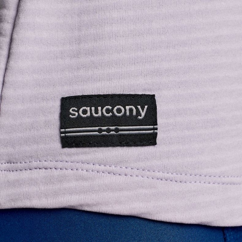 Saucony Triumph 3D Crew Women's Sweatshirt Purple | NZ EJYNF