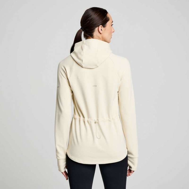 Saucony Triumph Tunic Women's Hoodie Beige | NEW ZEALAND RNACP