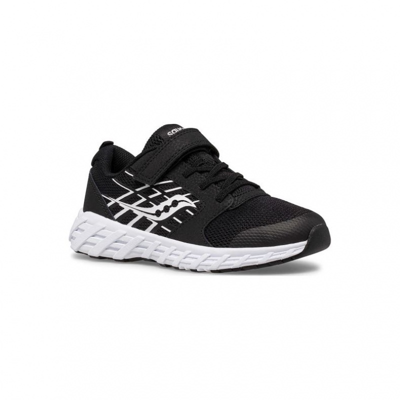 Saucony Wind 2.0 A/C Big Kids' Sneakers Black | NZ GSYKF