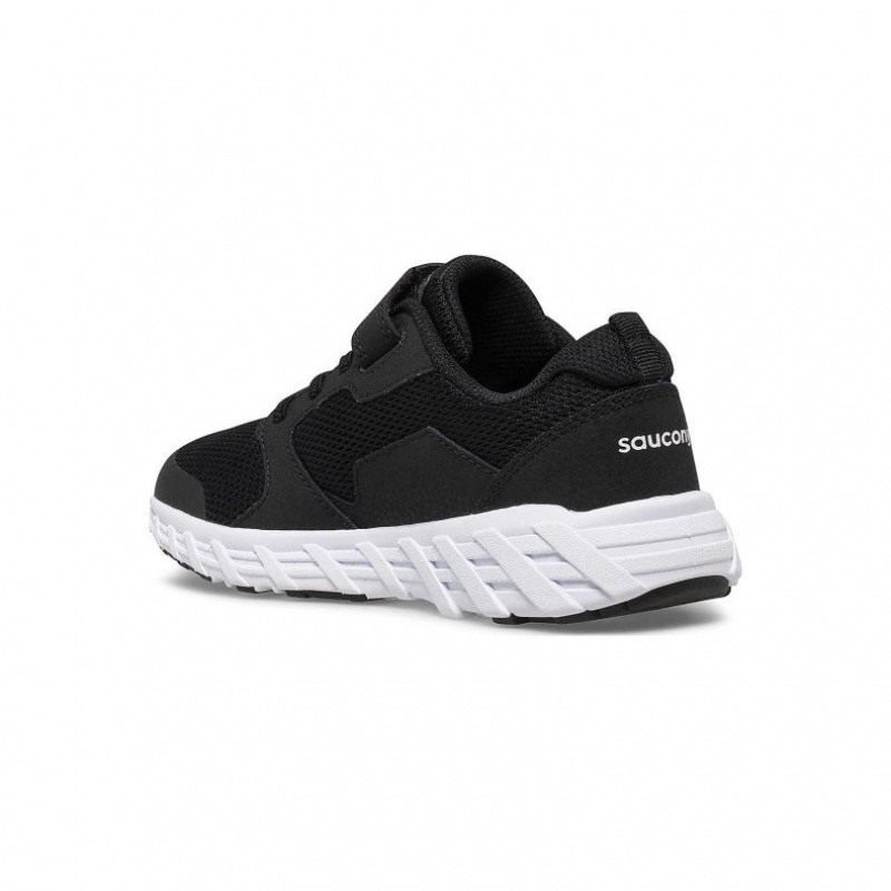 Saucony Wind 2.0 A/C Big Kids' Sneakers Black | NZ GSYKF