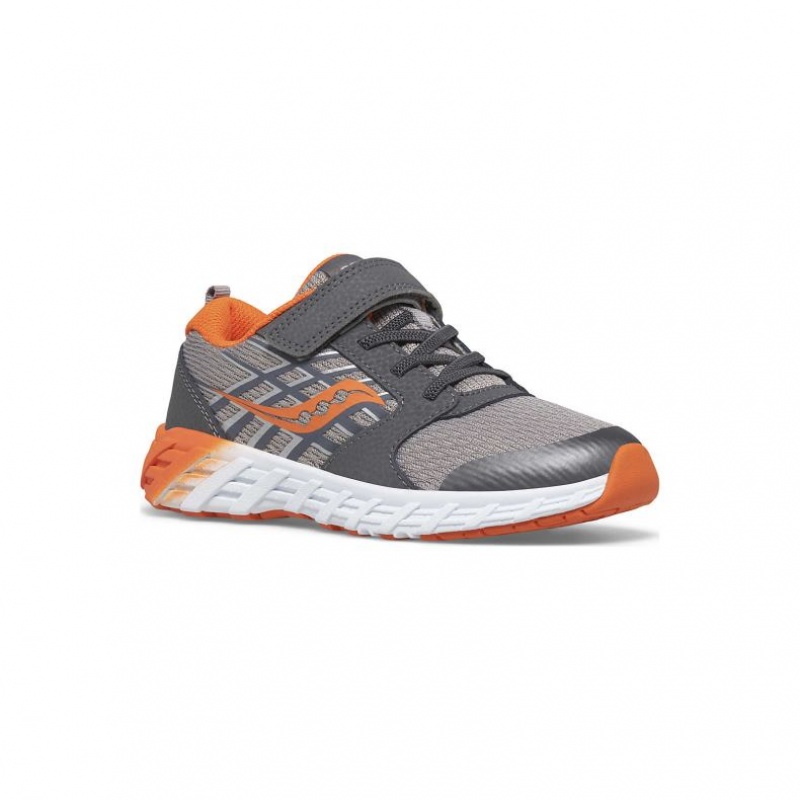 Saucony Wind 2.0 A/C Big Kids' Sneakers Grey | NZ RQDPG