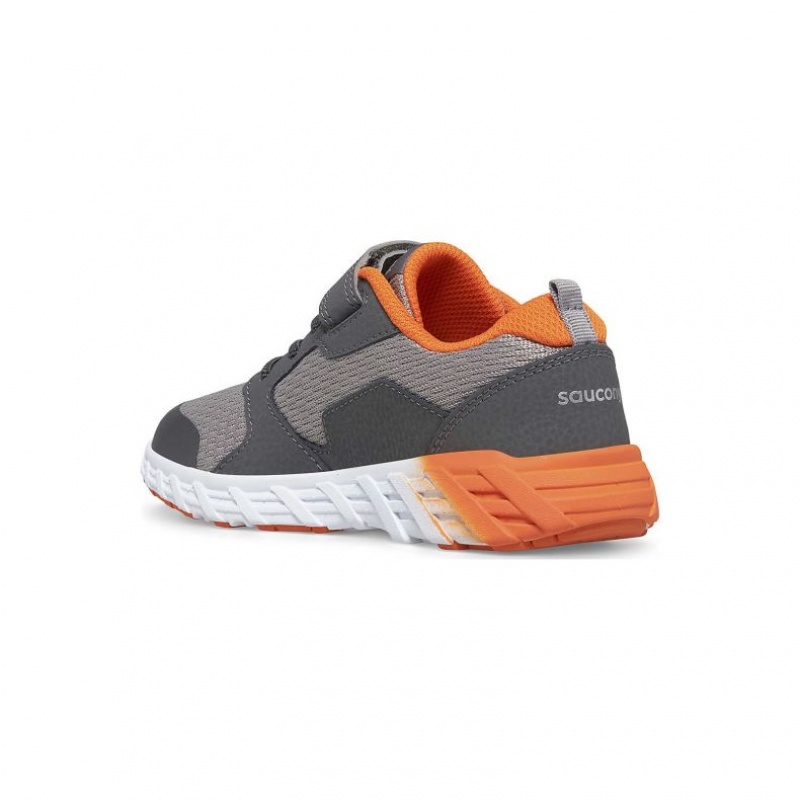 Saucony Wind 2.0 A/C Big Kids' Sneakers Grey | NZ RQDPG