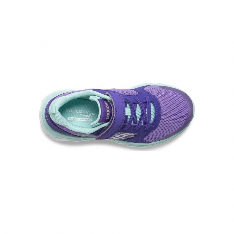 Saucony Wind 2.0 A/C Big Kids' Sneakers Purple | NZ SQIZK