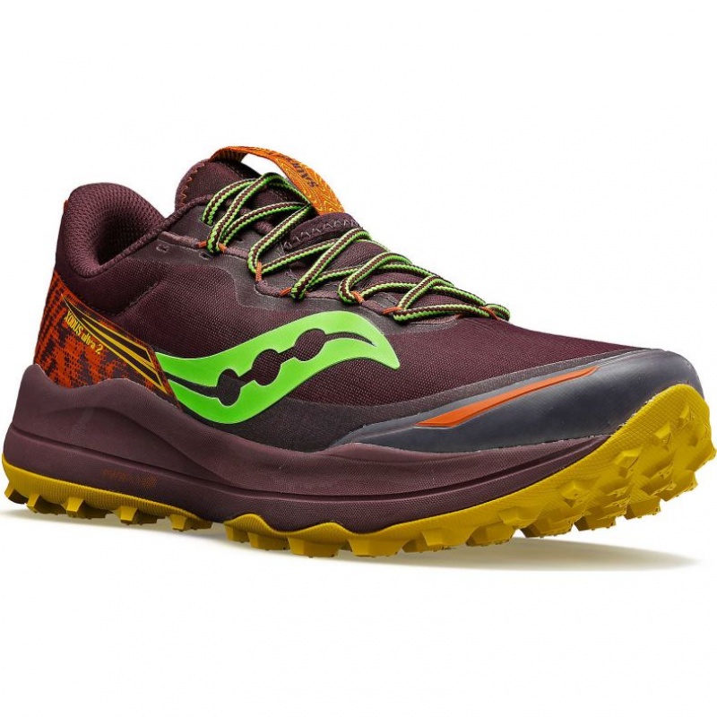 Saucony Xodus Ultra 2 Women's Trail Running Shoes Burgundy | NEW ZEALAND ZHXES