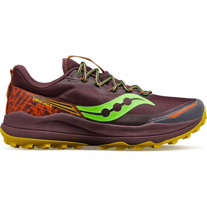 Saucony Xodus Ultra 2 Women\'s Trail Running Shoes Burgundy | NEW ZEALAND ZHXES